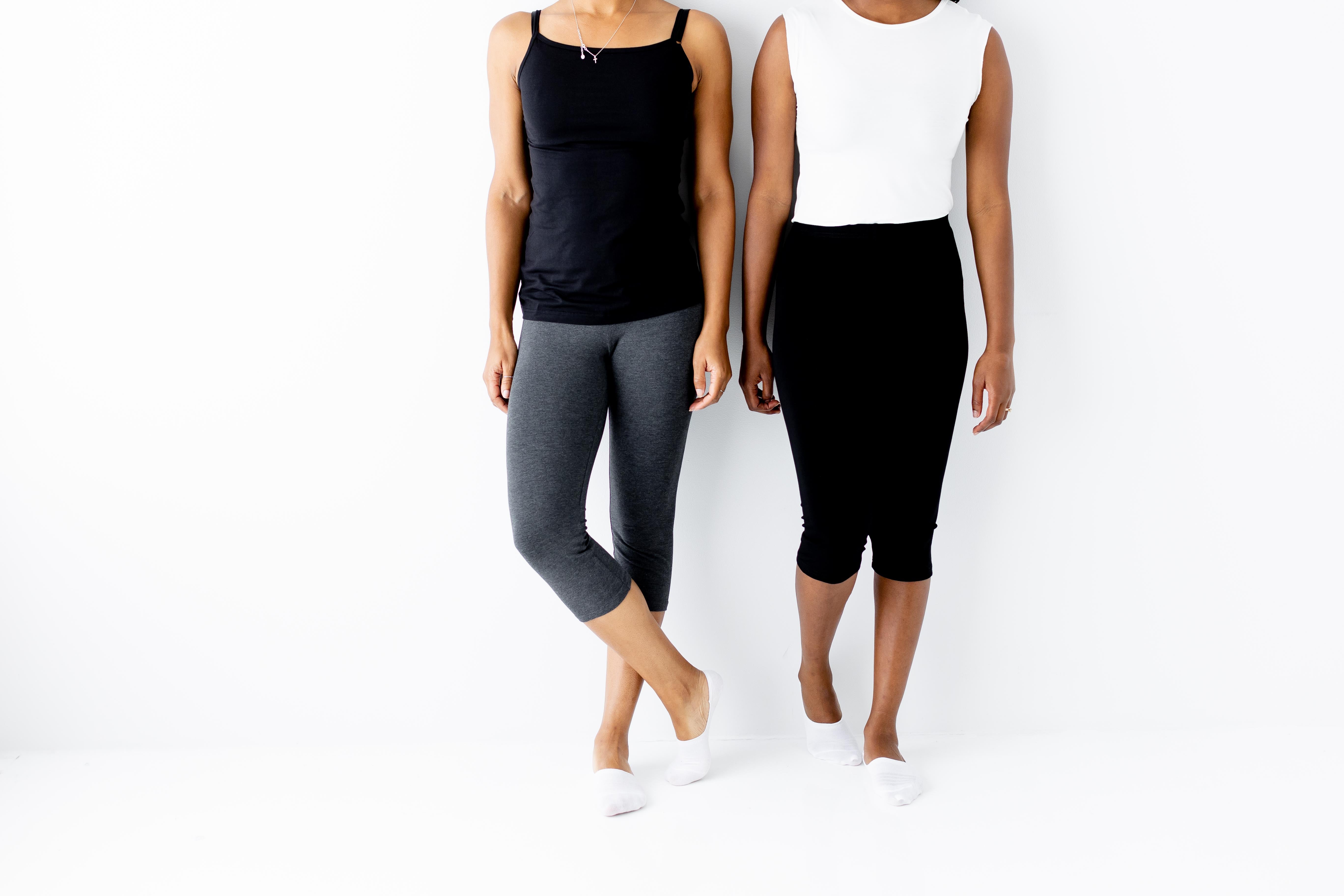 Cropped Classic Bamboo Blend Leggings in Black – The Main Street Exchange